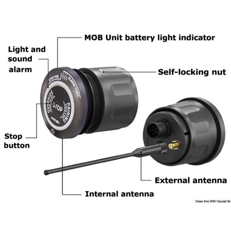 Stacco automatico MOB Wireless FELL MARINE - 2