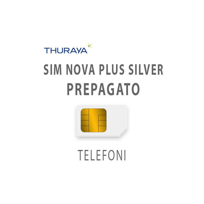 THURAYA SIM CARD NOVA PLUS SILVER - 1