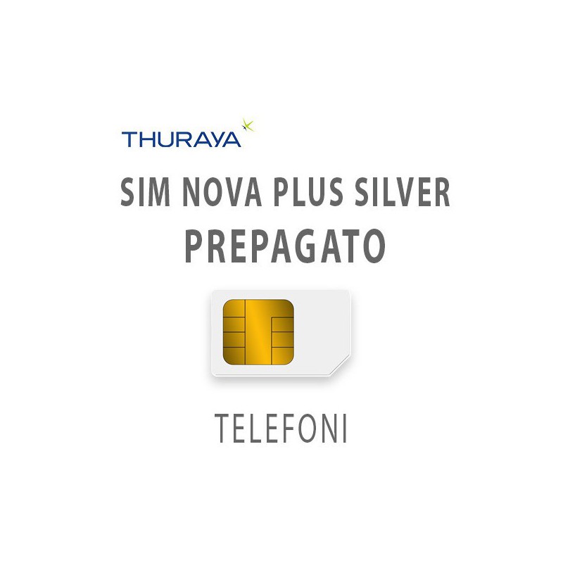 THURAYA SIM CARD NOVA PLUS SILVER THURAYA SIM CARD NOVA PLUS SILVER