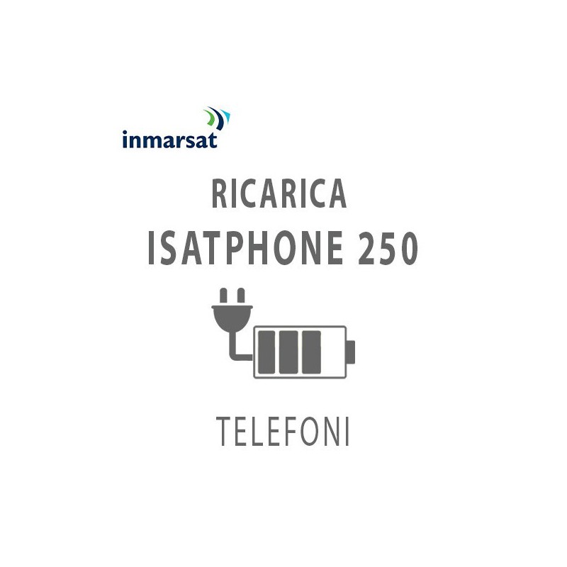 RICARICA TELEFONICA INMARSAT ISATPHONE - 3