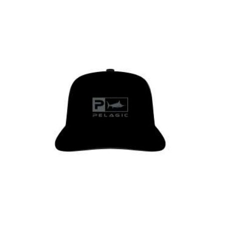 Berretto con logo nero