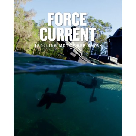 Garmin Force Current con Pedali | Motore elettrico trolling per kayak fishing con controllo al piede