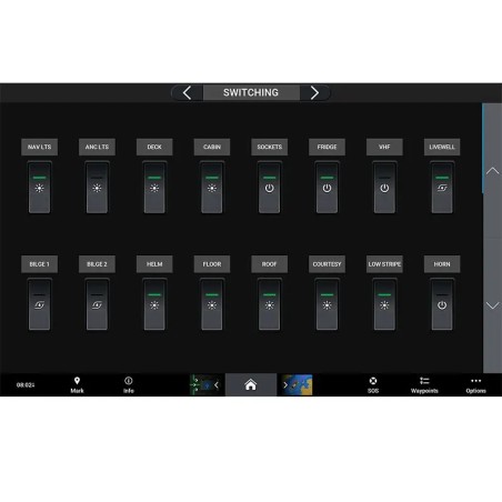 Garmin Boat Switch – Comando digitale per luci, pompe e serbatoi
