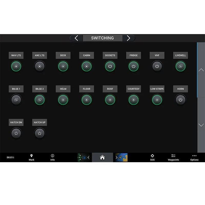 Garmin Boat Switch – Comando digitale per luci, pompe e serbatoi