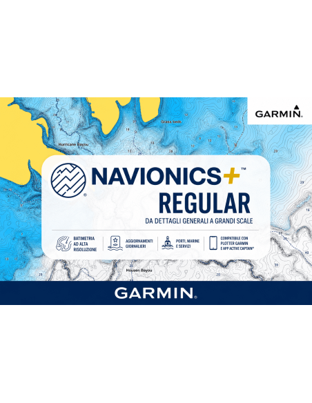 Cartografia Garmin Navionics+™ Regular