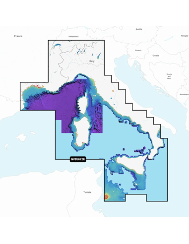 Mar Mediterraneo, Centrale e Occidentale - Carte nautiche
