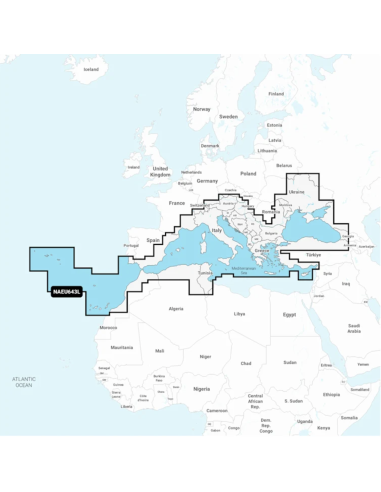 Navionics + Large Mediterranean Sea