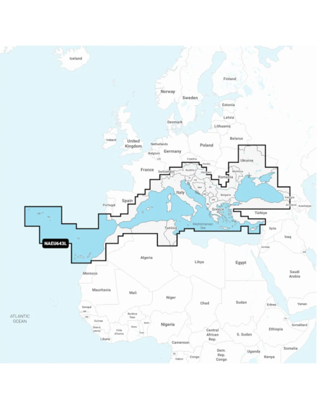 Navionics + Large Mediterranean Sea