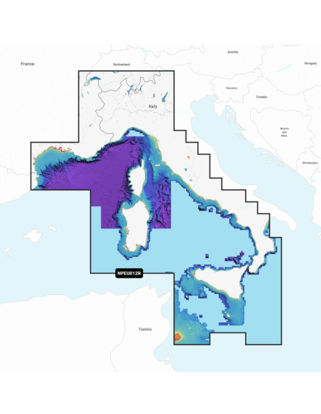 Mar Mediterraneo centrale e occidentale - Carte nautiche