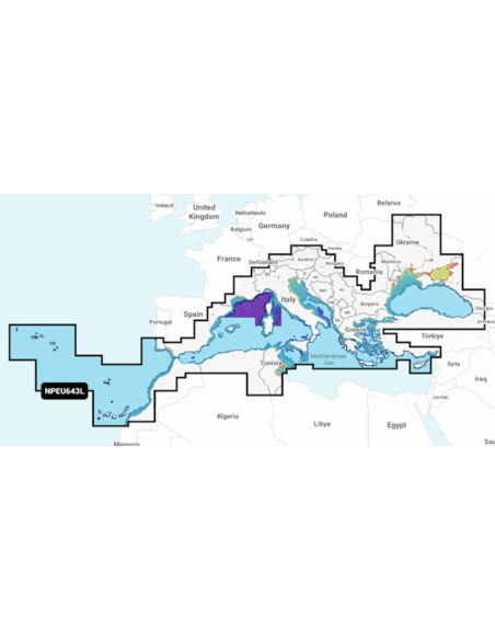 Mediterraneo e Mar Nero - Carte nautiche