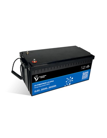 Ultimatron 12,8V 300Ah LiFePO4 PRO con BMS Bluetooth