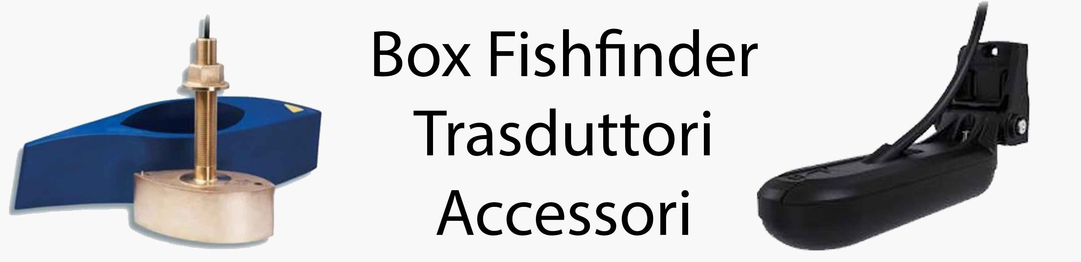 Box Fishfinder, Trasduttori ed accessori