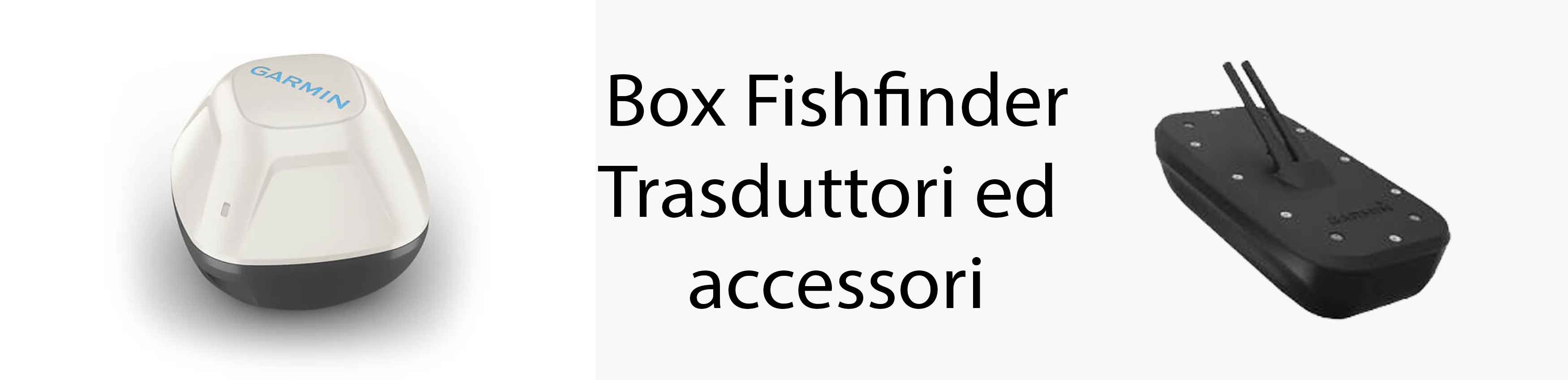 Box Fishfinder, Trasduttori ed accessori