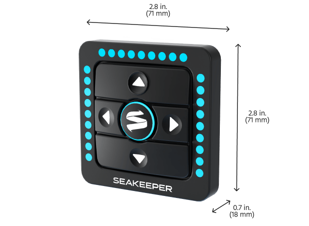 Keypad Seakeeper Ride – Electrowave Italia Keypad di comando Seakeeper Ride – Electrowave