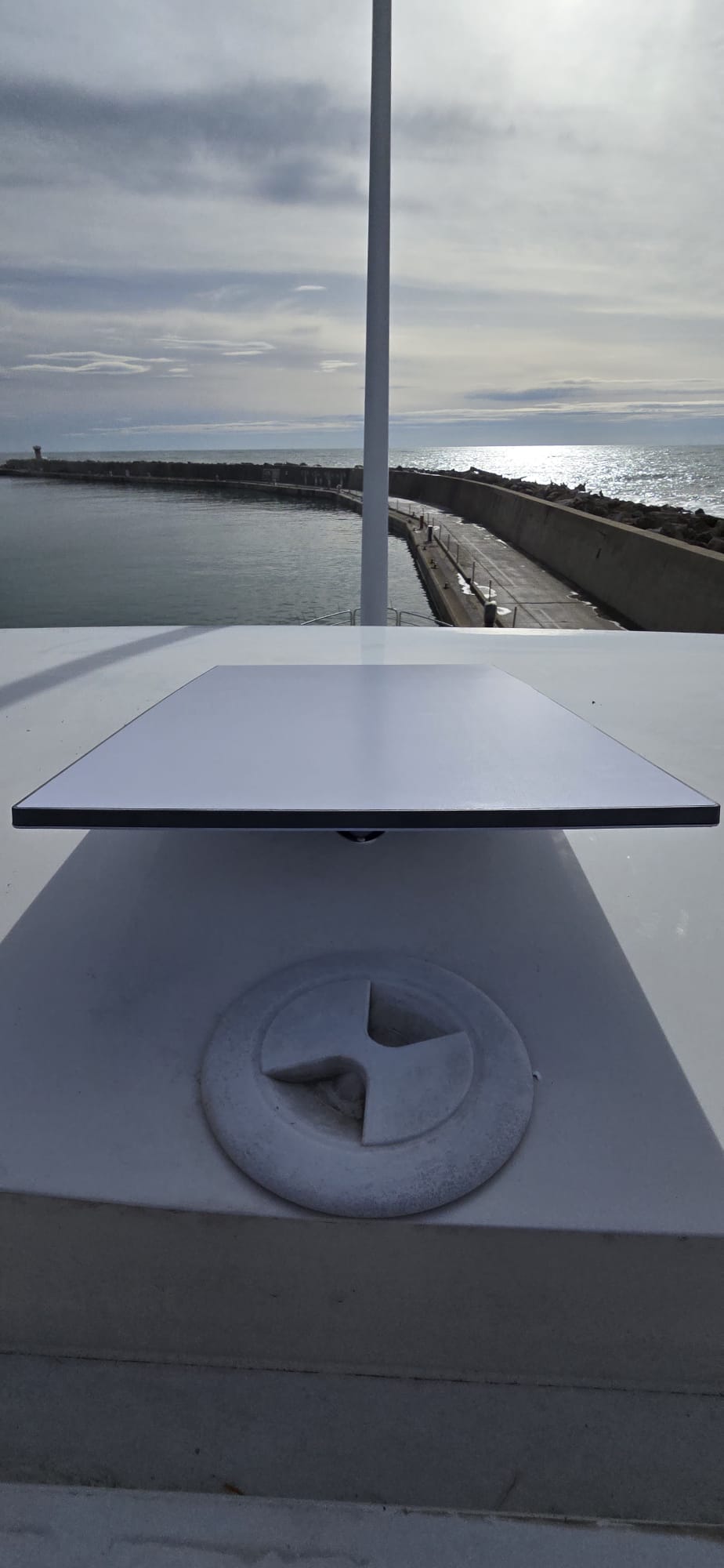 Antenna Starlink installata su barca