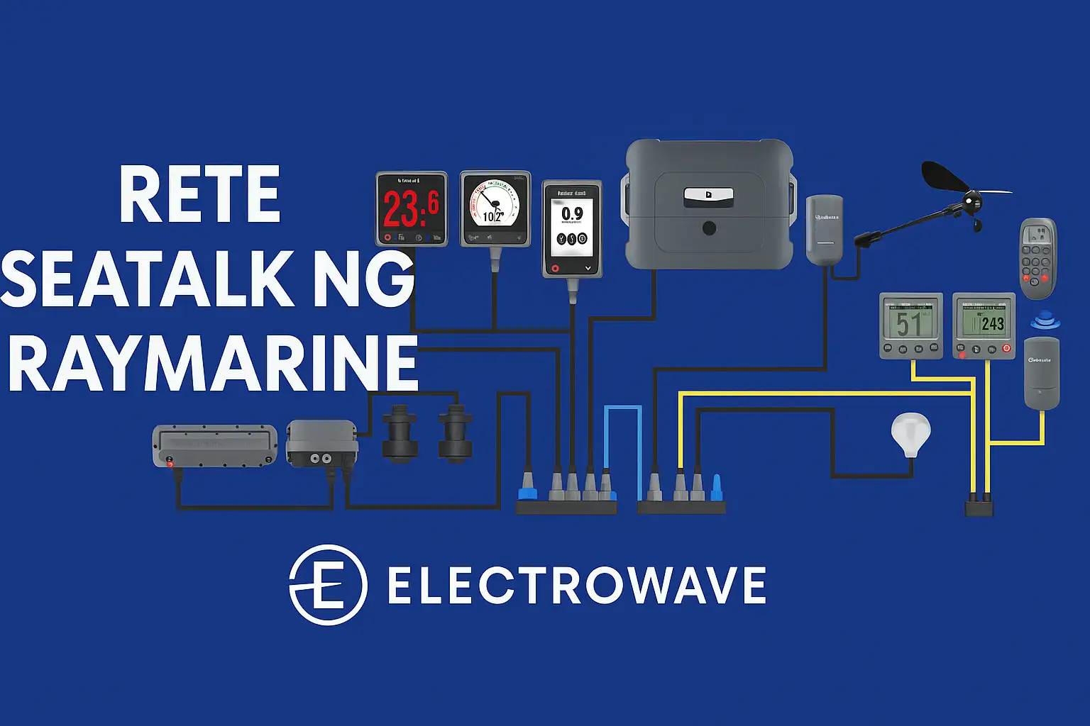 Rete SeaTalk NG Raymarine – Electrowave