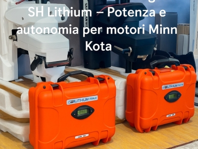 Batterie al litio in valigetta SH Lithium – Potenza e autonomia per motori Minn 