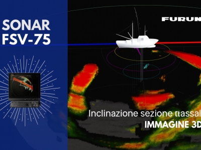 Furuno FSV-75 – Modalità 3D: visione volumetrica degli ecoscandagliamenti
