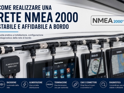 Come realizzare una rete NMEA 2000 stabile e affidabile a bordo